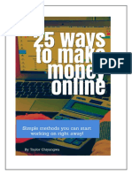 25 Ways To Make Money Online PDF