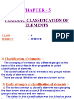 Chapter - 5: Periodic Classification of Elements