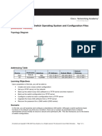 Lab 2.5.2: Managing Switch Operating System and Configuration Files