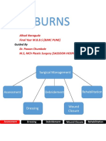 Burns: Alhad Naragude Final Year M.B.B.S (BJMC Pune) Dr. Pawan Chumbale M.S, MCH Plastic Surgery (Sassoon Hospital, Pune)