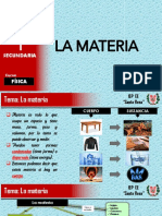 1 SEC - FIS(T2) La materia - MATERIAL