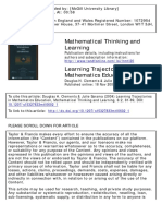 Clements, D. H., & Sarama, J. (2004). Learning Trajectories in Mathematics Education.pdf