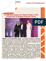 La SIB Bank of The Year 2018 Financial Times