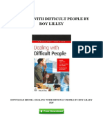 Ebook: Dealing With Difficult People by Roy Lilley PDF