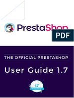 PrestaShop 1.7 User Guide by PrestaShop Inc. - 2