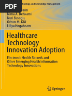 Healthcare Technology Innovation Adoption - Electronic Health Records and Other Emerging Health Information Technology Innovations PDF