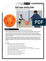 Goalball Trainer Activity Guide: David Martinez, Cape and Scott Pedersen, PH.D., Cape