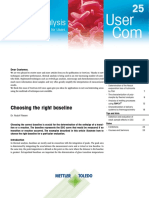 Thermal Analysis Choosing The Right Baseline