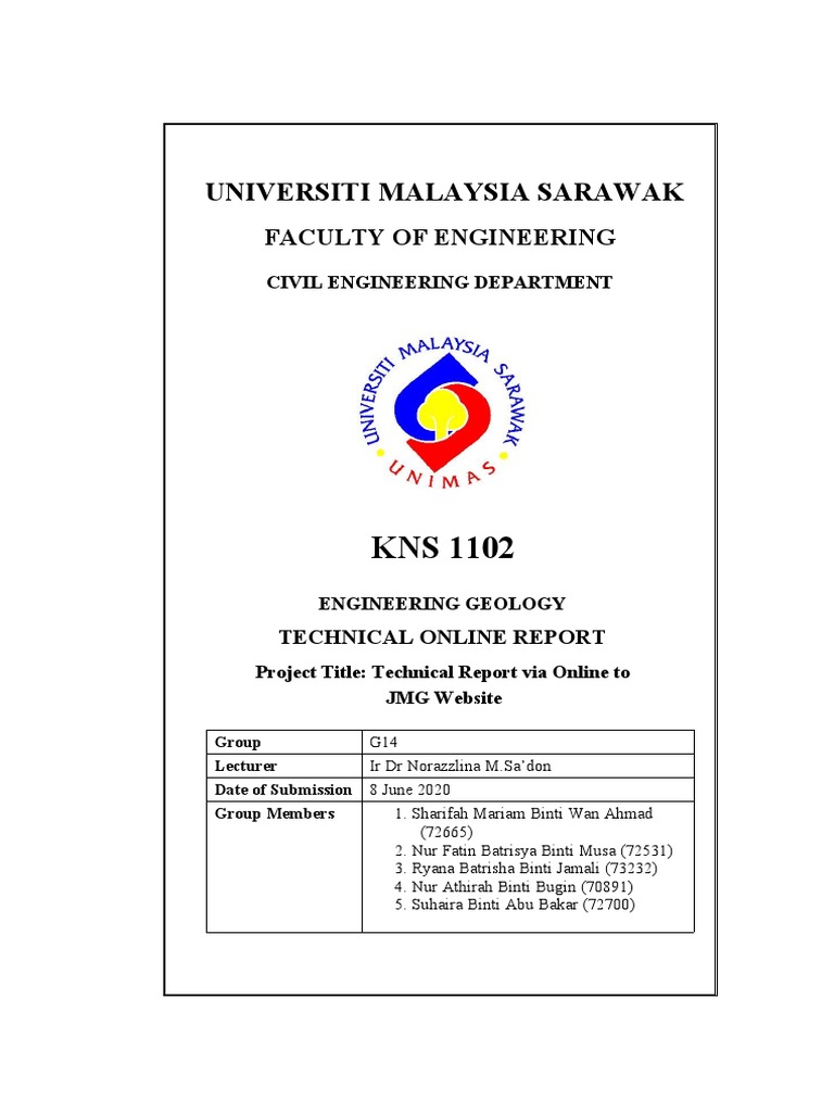 Full Technical Report Geology | PDF | Limestone | Igneous Rock