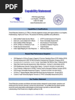 Capability Statement: Capabilities & Qualifications