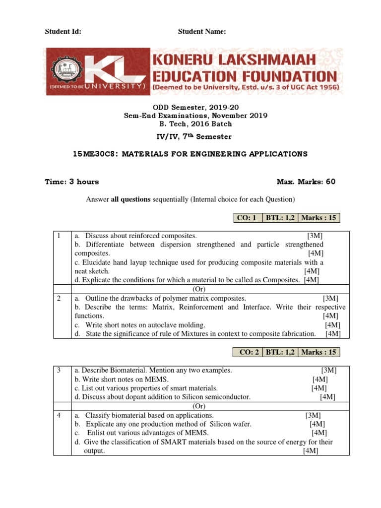 Materials For Engineering 4 Pdf Pdf Nanotechnology