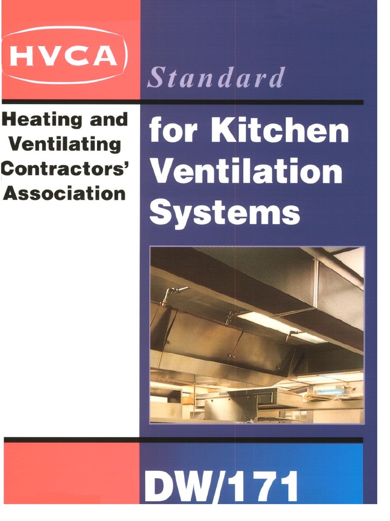 DW 171 Kitchen Ventilation System 1999 PDF | PDF | Ventilation ...