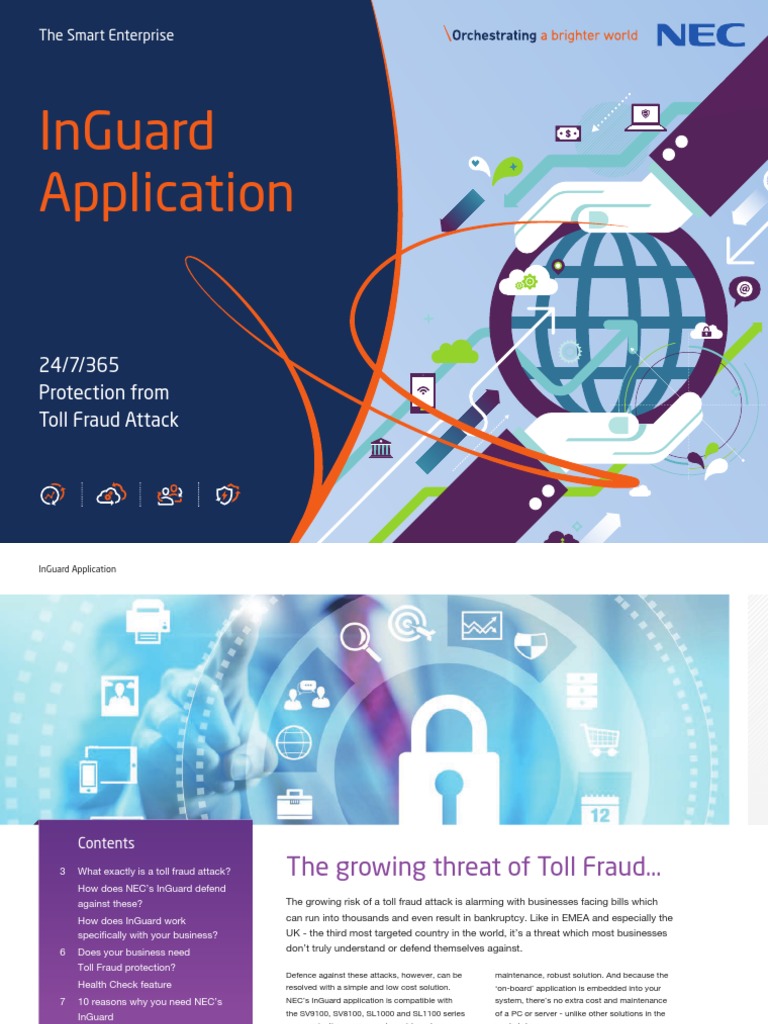 Inguard Application: 24/7/365 Protection From Toll Fraud Attack | PDF ...