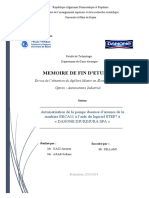 Automatisation de La Pompe Doseuse D'aromes de La Machine ERCA11 Avec L'automate S7-200 A DANONE DJURDJURA SPA PDF