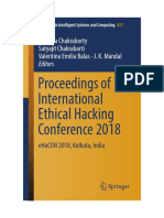 Proceedings of International Ethical Hacking Conference 2018