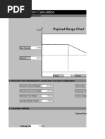 Fuel Consumption Calculation: Payload Range Chart