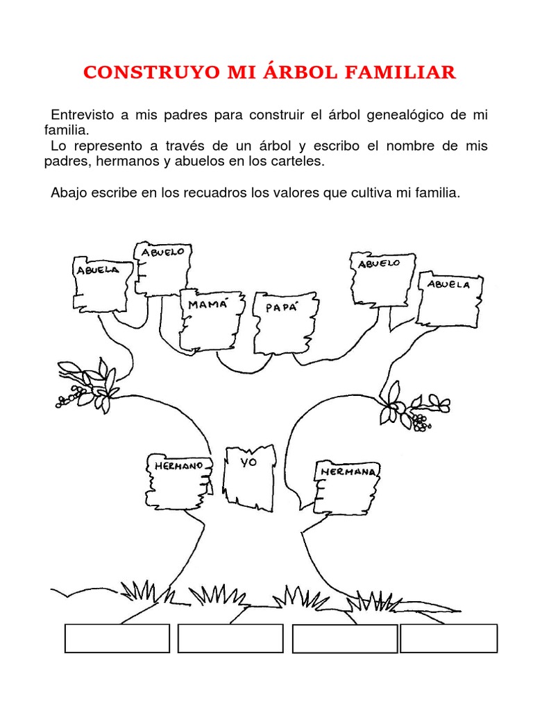 Construyendo mi árbol familiar | PDF | Hogar, jardinería y bricolaje