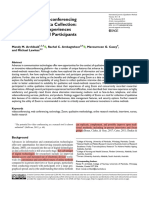 Using Zoom Videoconferencing For Qualitative Data Collection: Perceptions and Experiences of Researchers and Participants