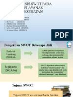 Analisis Swot Pada Pelayanan Kesehatan