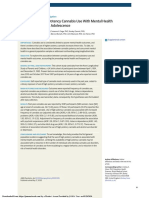 Association of High-Potency Cannabis Use With Mental Health and Substance Use in Adolescence