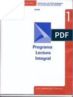 Programa de Lectura Integral 1 PDF