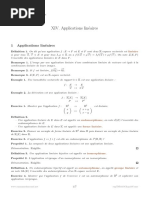 Cours Applications Lineaires 1 PDF