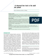 Evaluation of Abnormal Liver Tests in The Adult Asymptomatic Patient