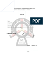 Formulir Pendaftaran Asisten Laboratorium Kerja Logam