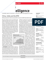 Business India Intelligence: China, India and The WTO
