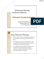 Road Network Planning and Route Selection PDF