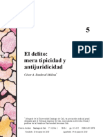 Delito Mera Tipicidad PDF