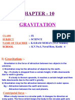 Chapter - 10: Gravitation