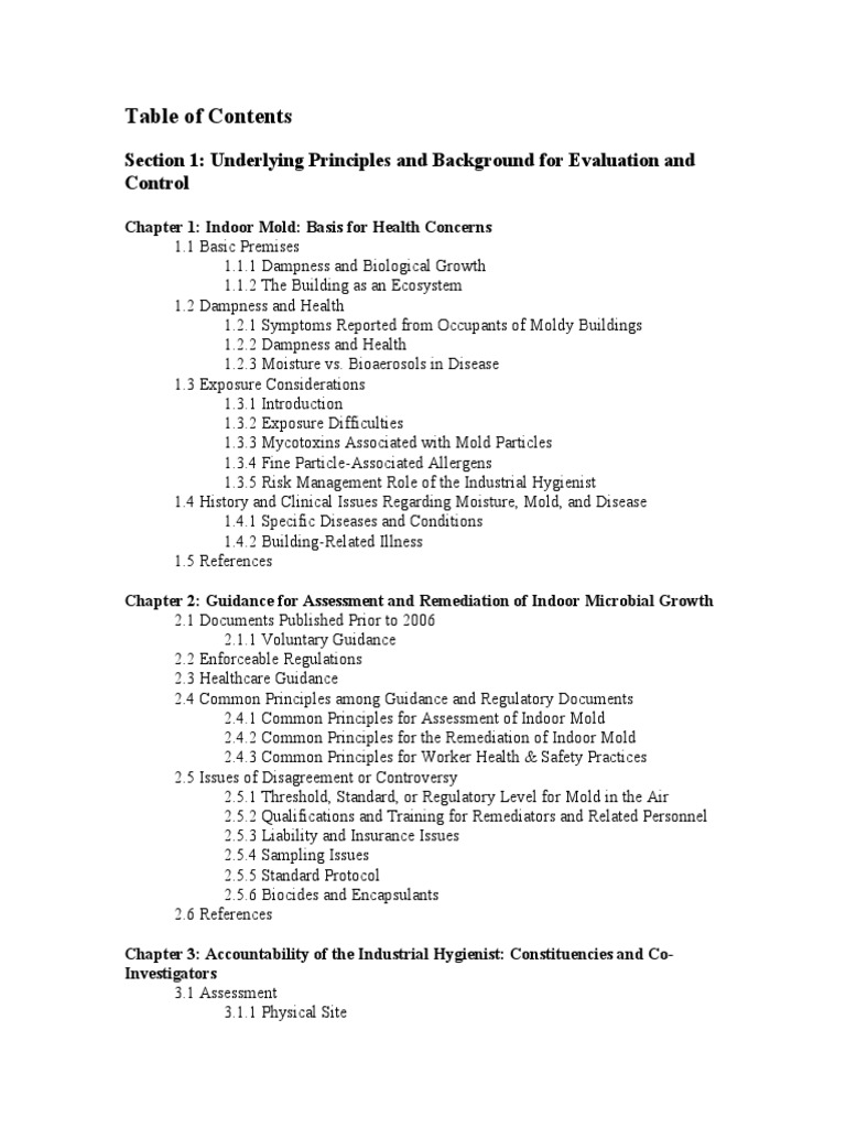 Recevalcontrolofindoormoldpdf Pdf Pdf Mycotoxin Mold