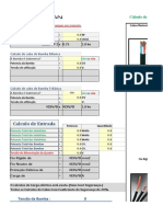 Calculo de cabos  - Pirelli Prysmian v1.1