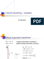 Column Buckling - Inelastic: A Long Topic