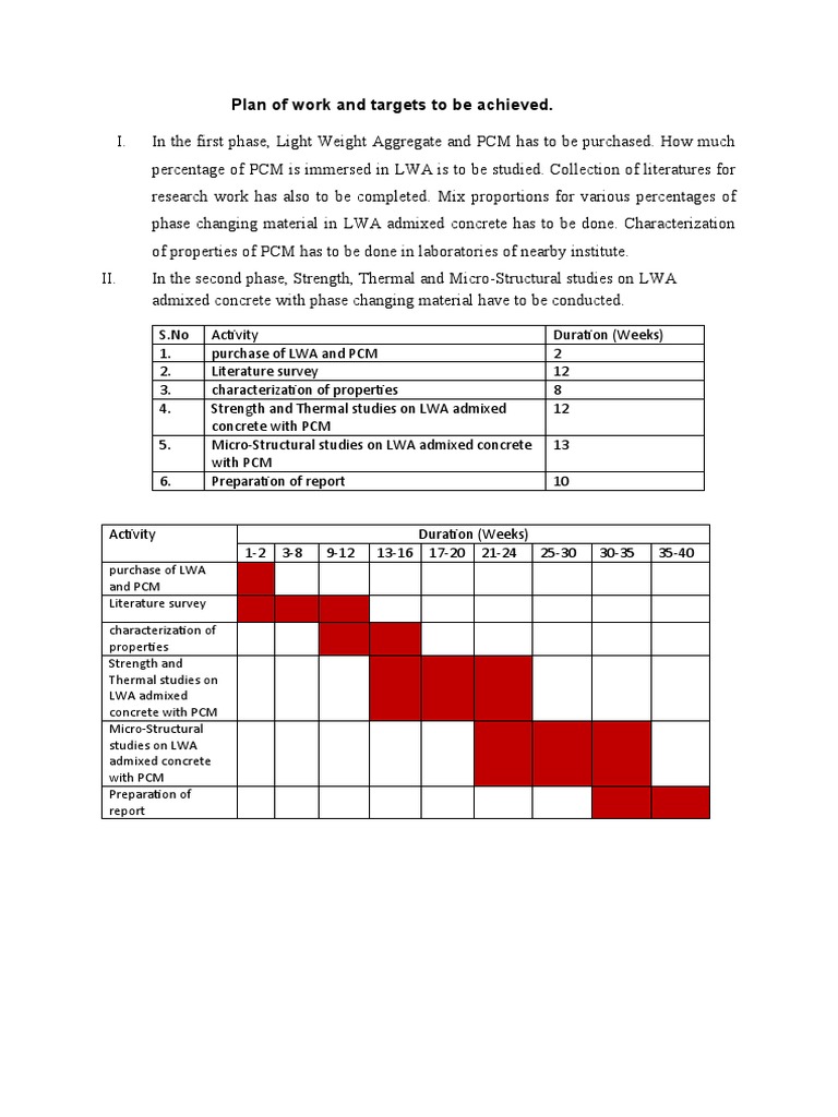 Work Plan | PDF