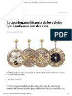 La Apasionante Historia de Los Relojes Que Cambiaron Nuestra Vida - EL PAÍS Semanal PDF