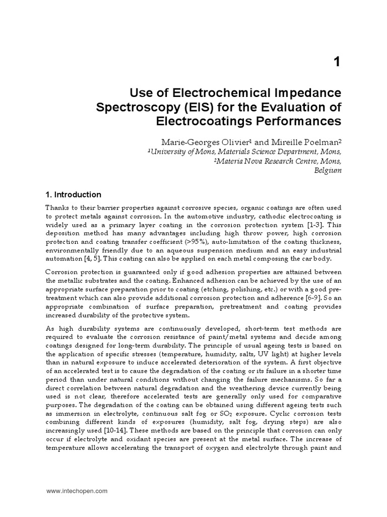 Eis Paper | PDF | Corrosion | Capacitor