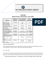 Compound Specification Sheet: CSP-938 Diesel Grade, Vinyl Ester, Gray SMC