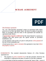 Hire - Purchase Agreement
