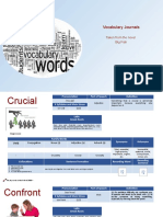 Vocabulary Journal Assignment(1)