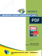 Modul Powerpoint - Kelas Xii - 2012