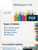 Latest Techhnologies and Trends: Class-8th