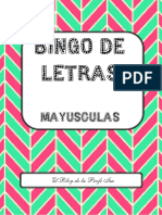 Bingo de Letras Mayusculas PDF