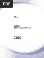 Database SQL Messages and Codes: Ibm I