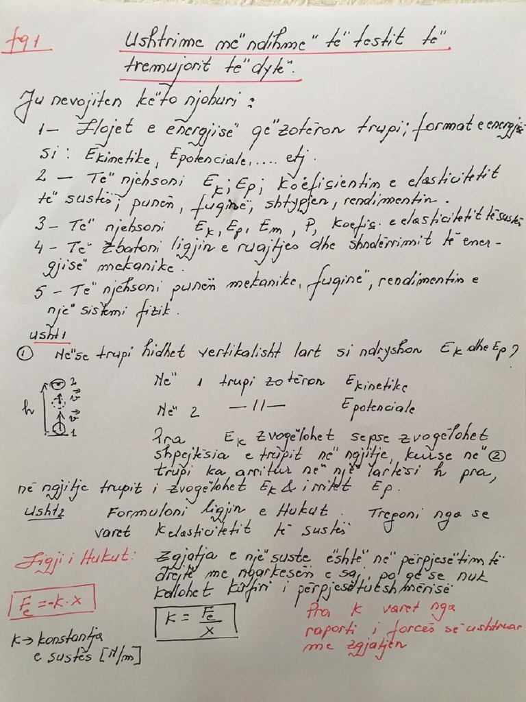Fizika X Ushtrime Te Zgjidhura Per Testin Pdf