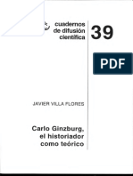 Carlo Ginzburg El Historiador Como Teórico PDF