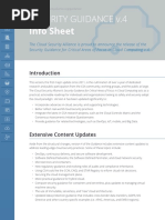 Info Sheet: Security Guidance V.4