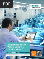 Acyclic Reading and Writing Using The "IO-Link Library": SIMATIC S7-300/400/1200/1500