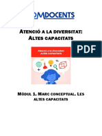 MÃ Dul 1 - Marc Conceptual. Les Altes Capacitats - 2019 PDF